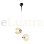 Pendul Alara, 2 bec x E27, negru, EL0069949