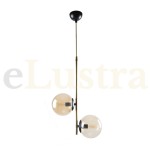 Pendul Alara, 2 bec x E27, negru, EL0069949