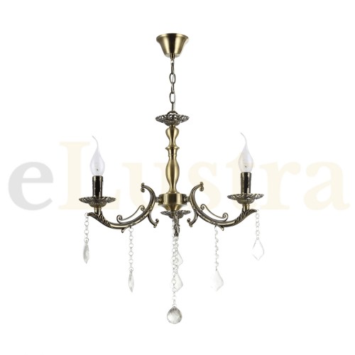 Candelabru Fascino, 3 bec x E14, bronz, EL0038446