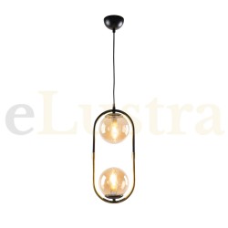 Pendul Monet, 2 bec x E27, negru, EL0069950