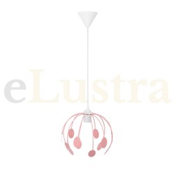 Pendul Peri Drip, 1 bec x E27, roz, EL0060707