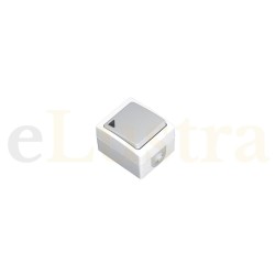 Întrerupător sonerie, alb, PT, IP54, EL0009178