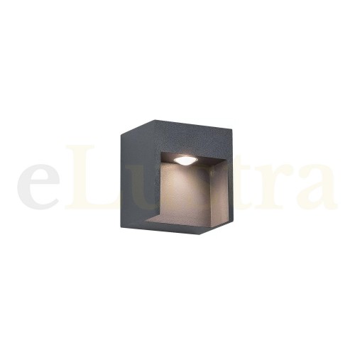 Lampă exterior, 3W, gri, E111