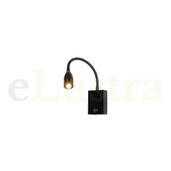 Aplică Led, 3W, negru, H32