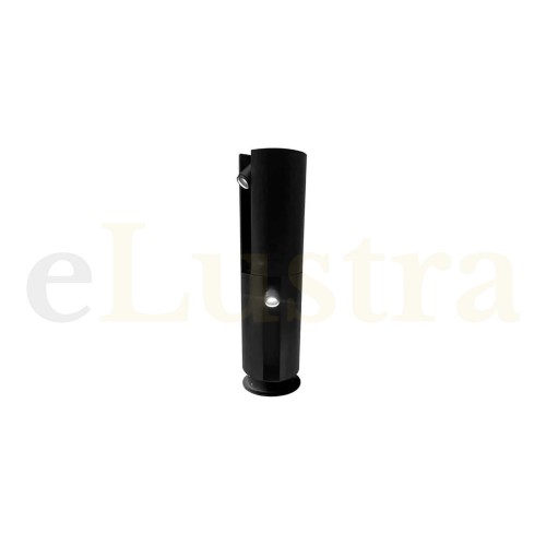 Lampă exterior, 6W, negru, E222