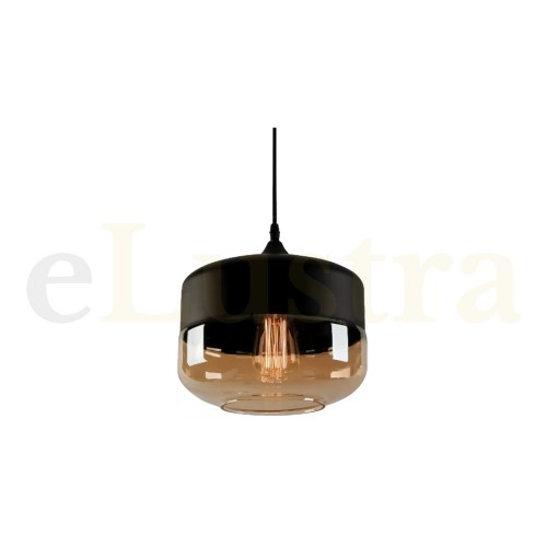 Pendul 1 bec x E27, negru, 1516