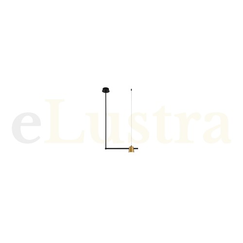 Pendul Led, 7W, auriu, 2033