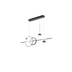 Pendul Led, 68W, negru, 1274/3