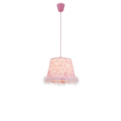 Pendul Tarso, 1 bec x E27, roz, 15720