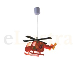 Pendul Helicopter, 1 bec x E27, multicolor, 4717