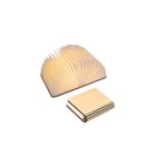 Lampă pliabilă, tip carte, 5W, crem, A02-5