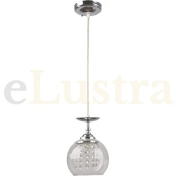 Pendul Glass, 1 bec x E27, crom, LY-3315 