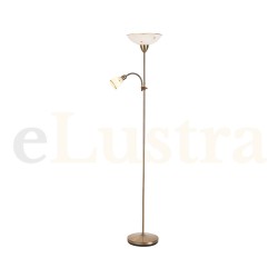 Lampadar Art Flower, 1 bec x E27, 1 bec x E14, bronz, 4009