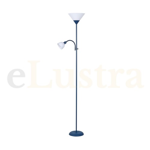 lampadar Elustra.ro Lampadar Action, 1 bec x E27, 1 bec x E14, albastru, 4187