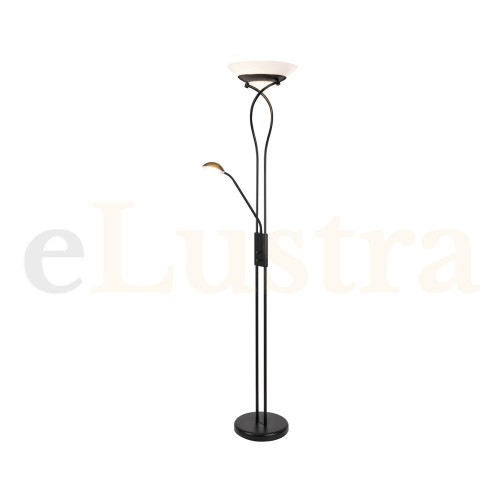 Lampadar Gamma Trend, 1 bec x E27, 1bec x G9, negru, 4554