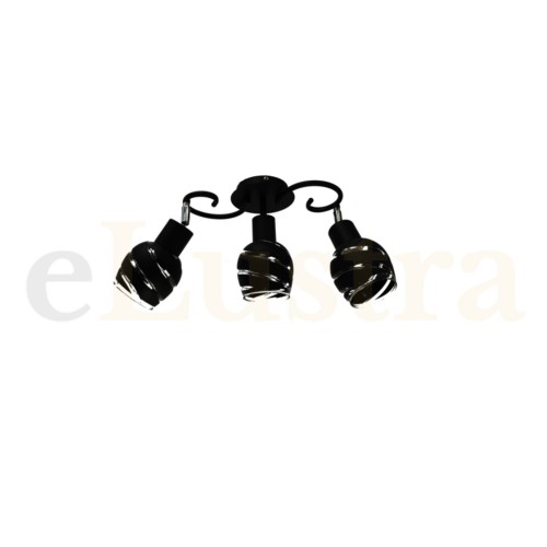 Lustră Black, 3 bec x E14, negru, 74533 Lustră Black, 3 bec x E14, negru, 74533