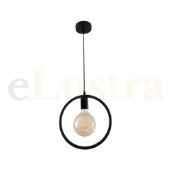 Pendul Circle, 1 bec x E27, negru, 234
