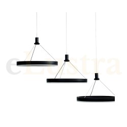 Lustră Led, 96W, wenge, 37133