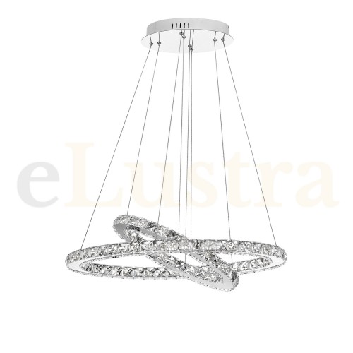 Lustră Led, 48W, crom, 8233