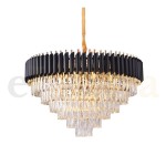 Lustră Fino, 9 bec x E27, negru, 90019