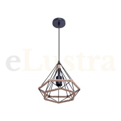 Pendul Mira, 1 bec x E27, negru, 1236