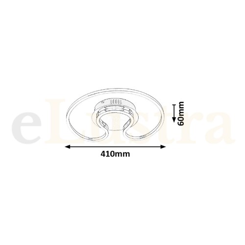 Lustră Melora, 30W, crom, 2189