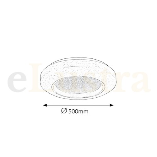 Lustră Led, 38W, alb, 2298