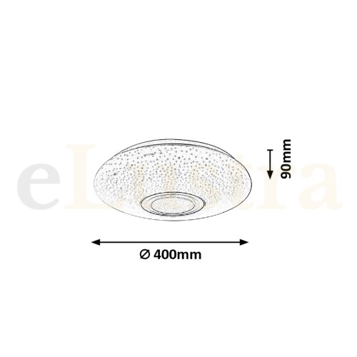 Lustră Led, 24W, alb, 3509