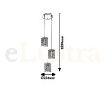 Pendul Astrella, 18W, crom, 5044