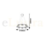 Pendul Lorell, 40W, auriu, 5390