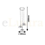 Pendul Lorell, 24W, auriu, 5393