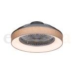 Lustră Led cu ventilator, 35W, gri, 5420