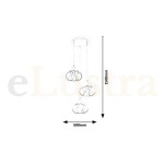 Pendul Palmira, 50W, crom, 5771