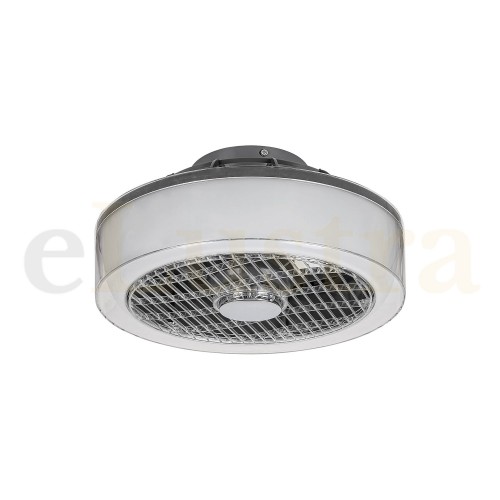 Lustră Led cu ventilator, 30W, gri, 6857