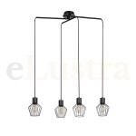 Pendul Belano, 4 bec x E27, negru, 3540