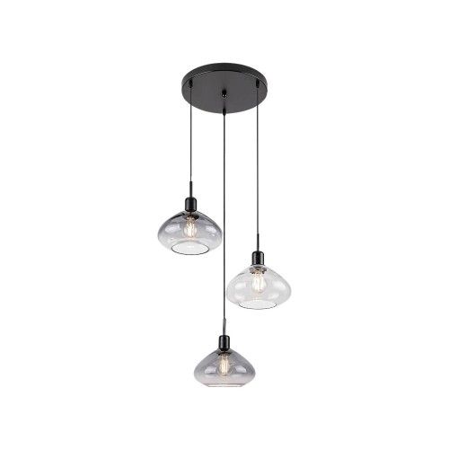 Pendul Dvora, 3 bec x E27, negru, 72023