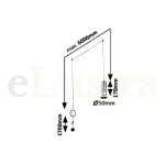 Pendul Floresta, 4W, auriu, 6560