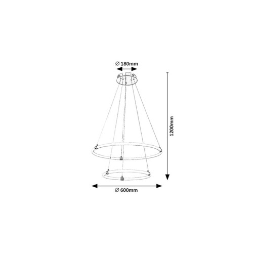 Pendul Irelia, 55W, alb, 72009