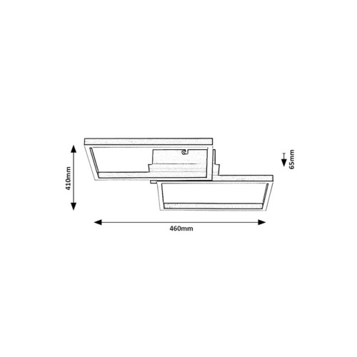 Lustră Ludano, 40W, negru, 71032        