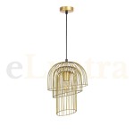 Pendul Rowena, 1 bec x E27, auriu, 6228