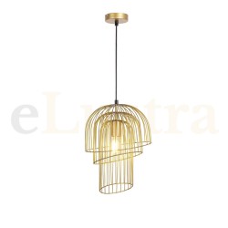 Pendul Rowena, 1 bec x E27, auriu, 6228